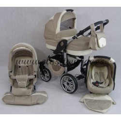 Carro de bebé Smile 3 piezas Crema