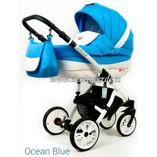 Lily Carro de bebé 3 en 1 azul océano