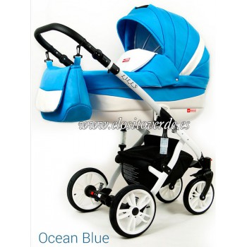 Lily Carro de bebé 3 en 1 azul océano