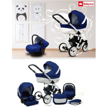 Lily Carro de bebé 3 en 1 azul océano