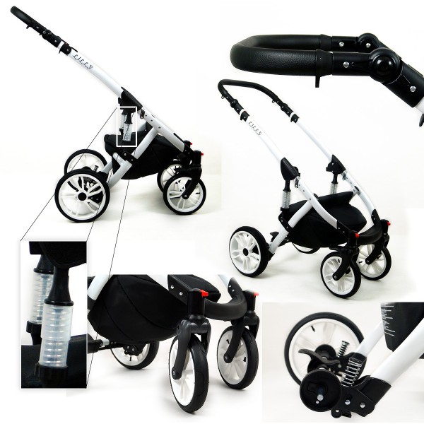 Lily Carro de bebé 3 en 1 Carbón