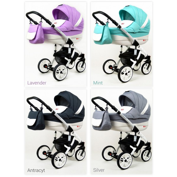 Lily Carro de bebé 3 en 1 Silver