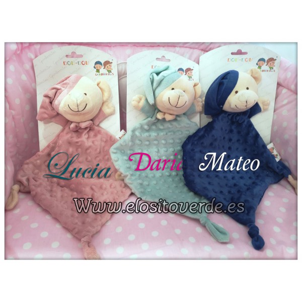 Doudou topitos maquillaje bebé bordado osito...