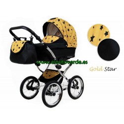 Margaret Carrito Clásico bebé 3 en 1 cream estrellas