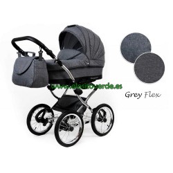 Margaret Carrito Clásico bebé 3 en 1 gris melange