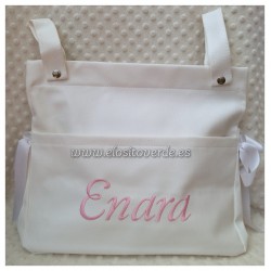 Talega Polipiel Blanco Personalizable