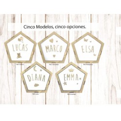 Lampara personalizada decoración nombre