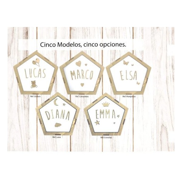 Lampara personalizada decoración nombre