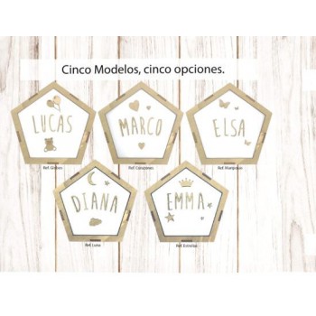 Lampara personalizada decoración nombre