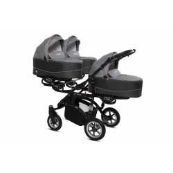 Carro trillizos trippy premium gris 9 en 1 + 3 Bases Isofix