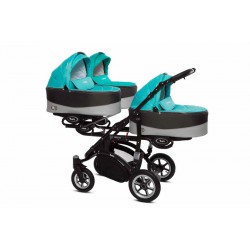 Carro trillizos trippy premium verde tropical