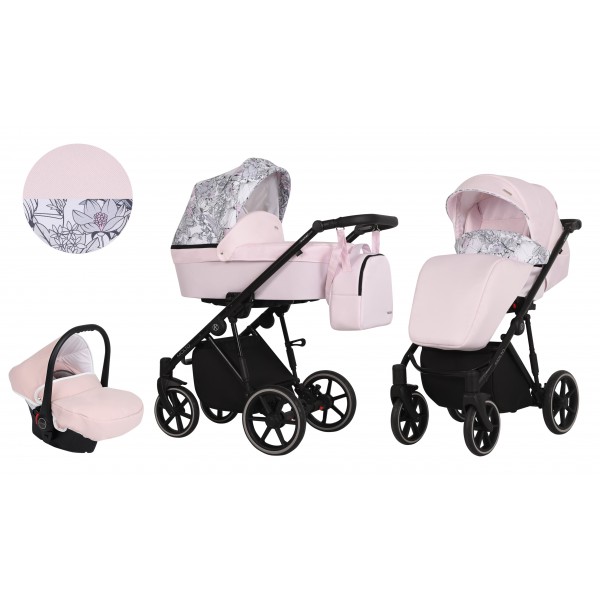 Molto Kunert Carro de bebé 3 en 1 Rosa