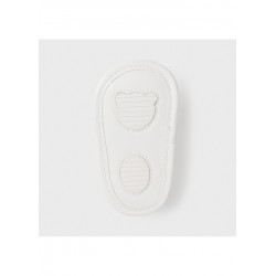 Sandalias polipiel recién nacido niño mayoral blanco