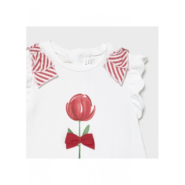 Conjunto Falda recién nacida niña Tulipán Mayoral