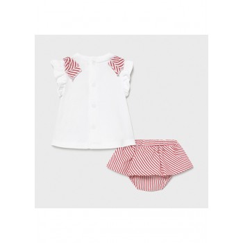 Conjunto Falda recién nacida niña Tulipán Mayoral