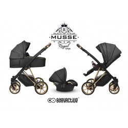 Musse royale 3 piezas gris onyx verde Babyactive carro de...