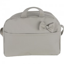 Bolso MAternal Piel Gris