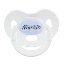 Chupete Transparente con nombre personalizado