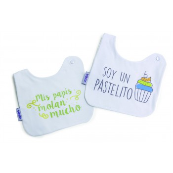 Baberos con frases bebé