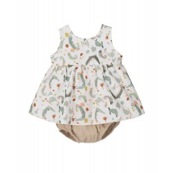 Vestido Jesusito Colección Calamaro Mejorana Animales 3...