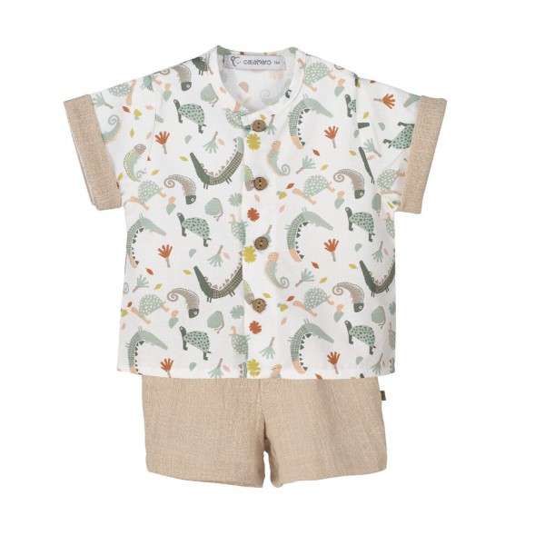 Traje Mejorana Animales Calamaro Camisa +...