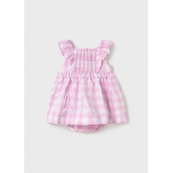 Vestido Vichy Rosa  Braguita Mayoral 6 meses a 4 años