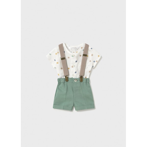 Conjunto Mayoral Estrellas y Tirantes (0-18 meses)