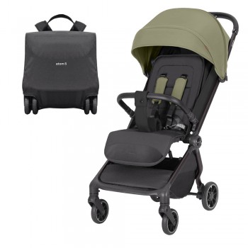 Cochecito de Viaje Homologado Cabina de Avión Atom S | Plegado Automático Ultra-Compacto