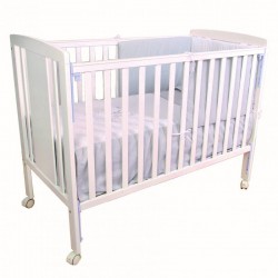 Kit Cuna Cielo 60x120 Lacada Blanca + COLCHÓN +...