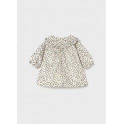 Vestido Bebé Mayoral Estampado Aceituna | Manga Larga y...