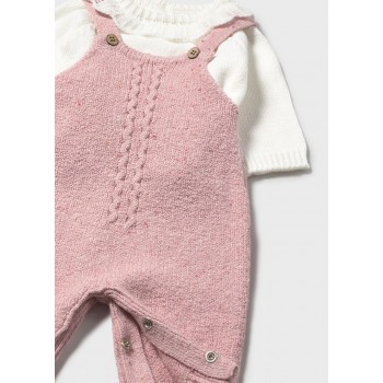 Conjunto de Punto Mayoral Orquídea | Peto y Jersey Newborn | Suave y Fácil de Poner