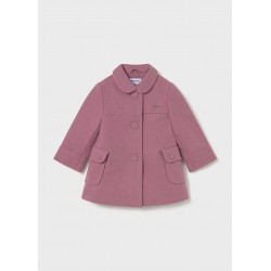 Abrigo de Paño Niña Mayoral Rosado Vig | Cálido, Suave y...