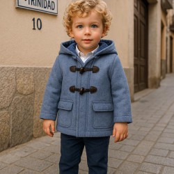 Trenka Unisex Bebé Mayoral 2425-56 - Abrigo Azul Iceberg...