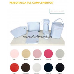 Pack Complementos Bolso Bebé Polipiel Colores