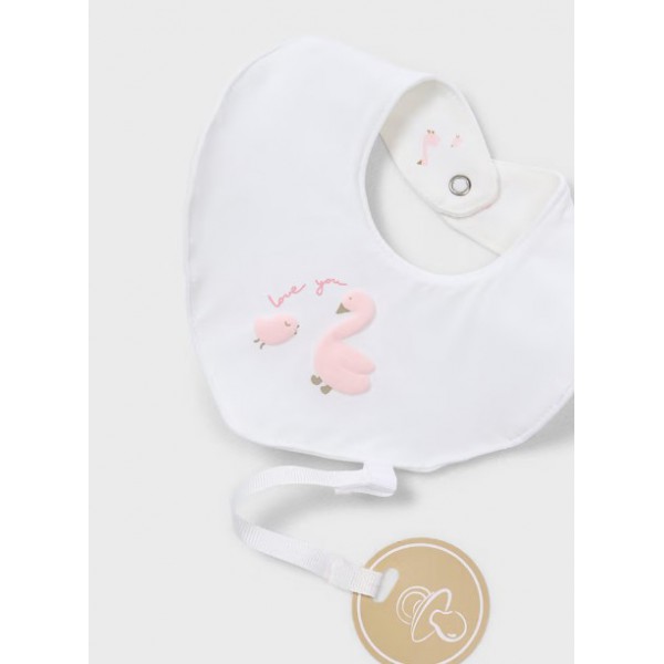Conjunto Bebé Pelele Rosa Calcetines y Babero...