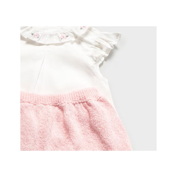 Conjunto Bebé Niña Camisa Volantes Flores y...