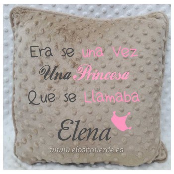 Cojín bebé Cuento Era se una Vez Princesa