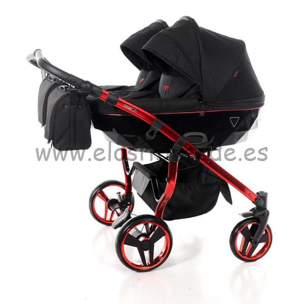 Individual duo gemelar bebé negro rojo (3).JPG