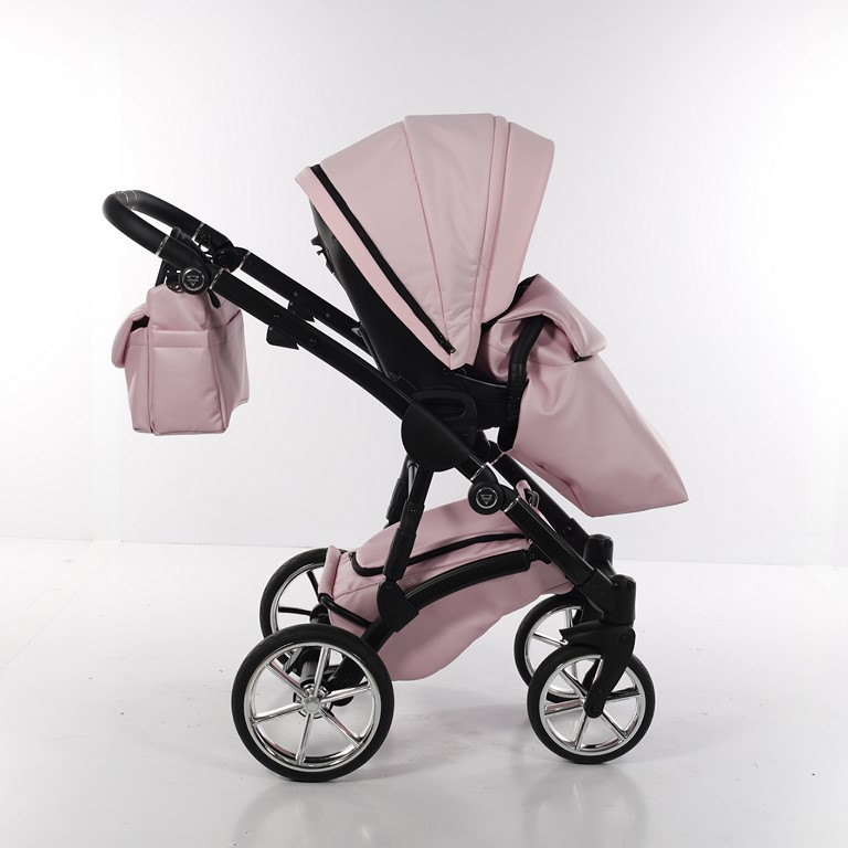 Junama Termo Line Mix Rosa Piel y textil Carro de bebé (10).JPG