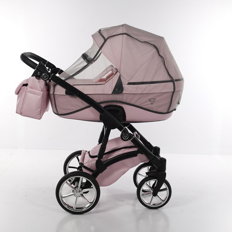 Junama Termo Line Mix Rosa Piel y textil Carro de bebé (9).JPG