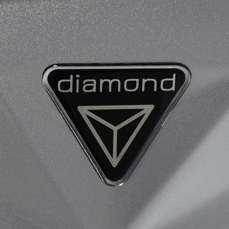 Junama V2 Diamond satín mirror 2 o 3 en 1 carro de bebé blanco plata (5).JPG