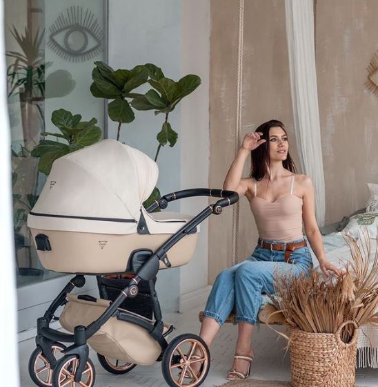 Junama Termo Line Mix Rosa Piel y textil Carro de bebé, La elección de carrito de bebé perfecta 2021